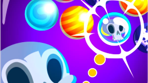 Halloween Bubble Shooter background banner